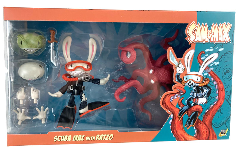 Boss Fight Studio Sam and Max Scuba Max and Ratzo Ginormous Deluxe Set of 2 Figures